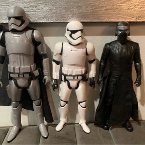 Star Wars Action Figures LARGE SIZE   JAKKS 2015 - Silver, White, Black